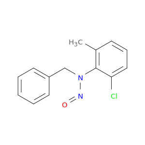 Benzenemethanamine, N-(2-chloro-6-methylphenyl)-N-nitroso-