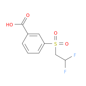 3-(2,2-Difluoroethanesulfonyl)benzoic Acid