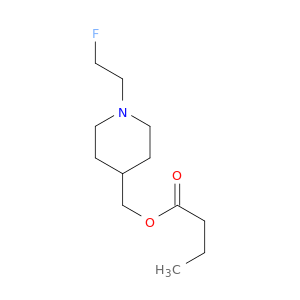 Butanoic acid, [1-(2-fluoroethyl)-4-piperidinyl]methyl ester
