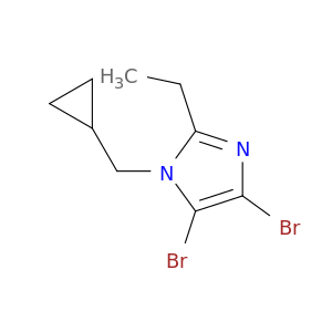 4,5-Dibromo-1-(cyclopropylmethyl)-2-ethyl-1H-imidazole