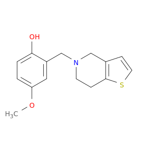 Phenol, 2-[(6,7-dihydrothieno[3,2-c]pyridin-5(4H)-yl)methyl]-4-methoxy-