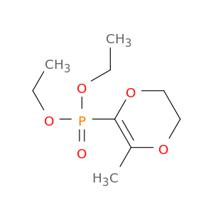 Phosphonic acid, (5,6-dihydro-3-methyl-1,4-dioxin-2-yl)-, diethyl ester