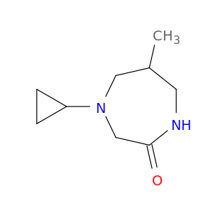 4-cyclopropyl-6-methyl-1,4-diazepan-2-one