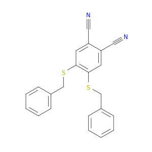 1,2-Benzenedicarbonitrile, 4,5-bis[(phenylmethyl)thio]-