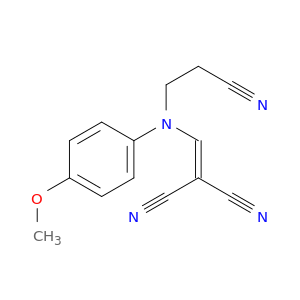 Propanedinitrile, [[(2-cyanoethyl)(4-methoxyphenyl)amino]methylene]-