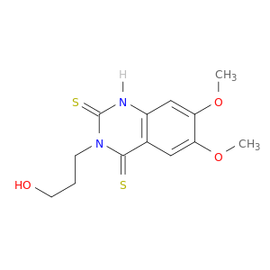 2,4(1H,3H)-Quinazolinedithione, 3-(3-hydroxypropyl)-6,7-dimethoxy-