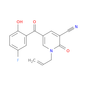 5-(5-Fluoro-2-hydroxybenzoyl)-2-oxo-1-(prop-2-en-1-yl)-1,2-dihydropyridine-3-carbonitrile