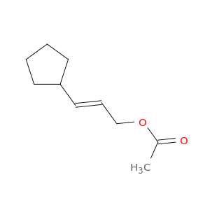 2-Propen-1-ol, 3-cyclopentyl-, acetate, (E)-