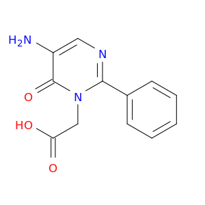 1(6H)-Pyrimidineaceticacid, 5-amino-6-oxo-2-phenyl-