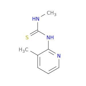 Thiourea, N-methyl-N'-(3-methyl-2-pyridinyl)-