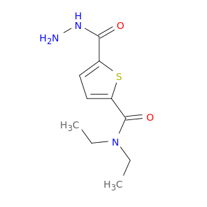 2-Thiophenecarboxylic acid, 5-[(diethylamino)carbonyl]-, hydrazide