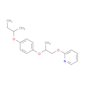Pyridine, 2-[2-[4-(1-methylpropoxy)phenoxy]propoxy]-