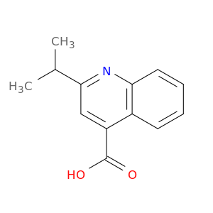 4-Quinolinecarboxylicacid, 2-(1-methylethyl)-