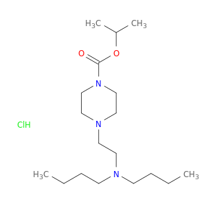 1-Piperazinecarboxylicacid, 4-[2-(dibutylamino)ethyl]-, 1-methylethyl ester, hydrochloride (1:1)