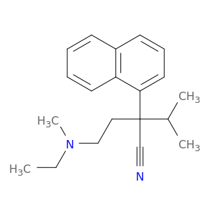 1-Naphthaleneacetonitrile,a-[2-(ethylmethylamino)ethyl]-a-(1-methylethyl)-