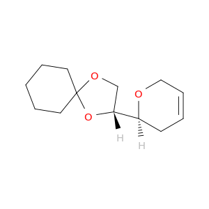 1,4-Dioxaspiro[4.5]decane, 2-[(2S)-3,6-dihydro-2H-pyran-2-yl]-, (2R)-