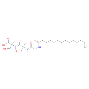 L-Serine, N-[N-[N-(1-oxotetradecyl)glycyl]-L-seryl]-