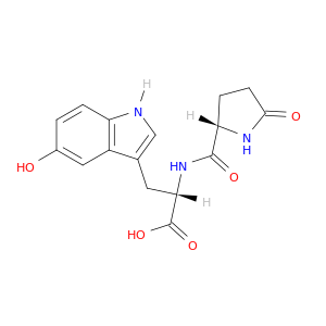 L-Tryptophan, 5-hydroxy-N-(5-oxo-L-prolyl)-