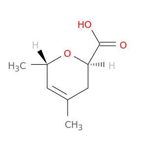 2H-Pyran-2-carboxylicacid, 3,6-dihydro-4,6-dimethyl-, trans- (9CI)