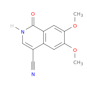4-Isoquinolinecarbonitrile, 1,2-dihydro-6,7-dimethoxy-1-oxo-