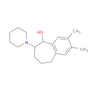 2,3-dimethyl-6-(piperidin-1-yl)-6,7,8,9-tetrahydro-5h-benzo[7]annulen-5-ol