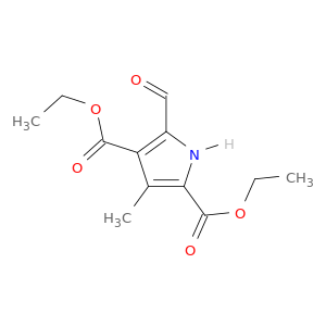 1H-吡咯-2,4-二羧酸,5-甲酰基-3-甲基-,2,4-二乙基酯