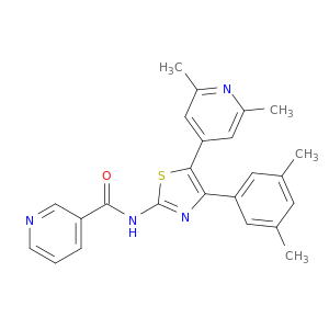 N-[4-(3,5-DIMETHYLPHENYL)-5-(2,6-DIMETHYL-4-PYRIDYL)-1,3-THIAZOL-2-YL]NICOTINAMIDE