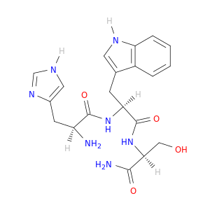 L-Serinamide, L-histidyl-L-tryptophyl-