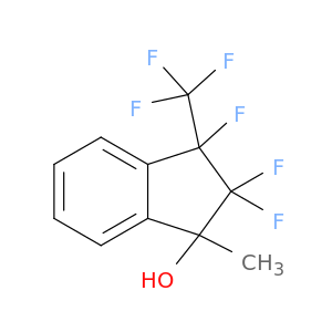 1H-Inden-1-ol, 2,2,3-trifluoro-2,3-dihydro-1-methyl-3-(trifluoromethyl)-