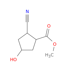 2-CYANO-4-HYDROXY-CYCLOPENTANE-CARBOXYLIC ACID METHYL ESTER