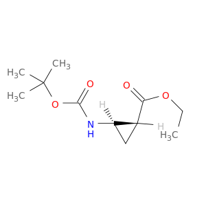 trans-Ethyl 2-((tert-butoxycarbonyl)amino)cyclopropanecarboxylate