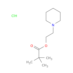 Propanoic acid,2,2-dimethyl-, 2-(1-piperidinyl)ethyl ester, hydrochloride (1:1)