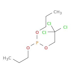 Phosphorous acid, dipropyl 2,2,2-trichloroethyl ester