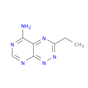Pyrimido[5,4-e]-1,2,4-triazin-5-amine,N-ethyl-