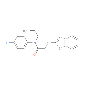 Acetamide, 2-(2-benzothiazolyloxy)-N-(4-fluorophenyl)-N-propyl-