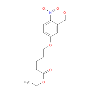 Pentanoic acid, 5-(3-formyl-4-nitrophenoxy)-, ethyl ester