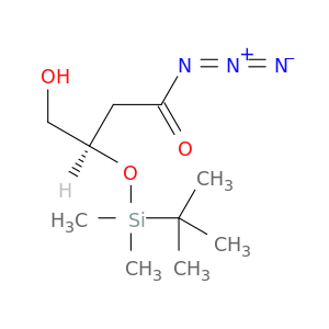 Butanoyl azide, 3-[[(1,1-dimethylethyl)dimethylsilyl]oxy]-4-hydroxy-, (3R)-