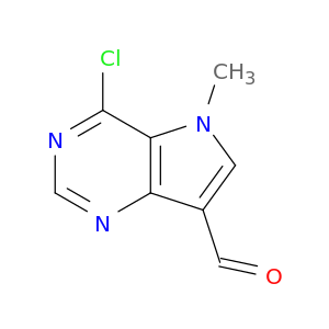 4-Chloro-5-methyl-5H-pyrrolo[3,2-d]pyrimidine-7-carbaldehyde