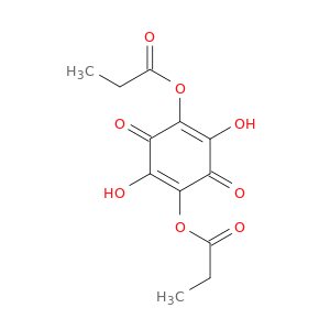 2,5-Cyclohexadiene-1,4-dione,2,5-dihydroxy-3,6-bis(1-oxopropoxy)-