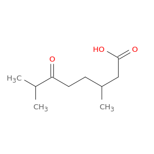 Octanoic acid, 3,7-dimethyl-6-oxo-