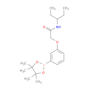 N-(戊-3-基)-2-(3-(4,4,5,5-四甲基-1,3,2-二氧硼杂环戊烷-2-基)苯氧基)乙酰胺