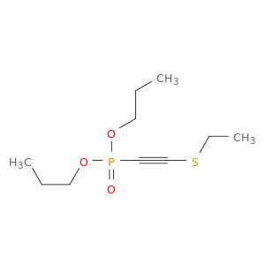 Phosphonic acid, [(ethylthio)ethynyl]-, dipropyl ester