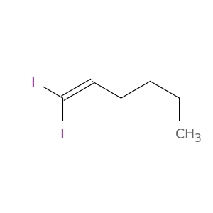 1-Hexene, 1,1-diiodo-