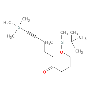 8-Nonyn-4-one, 1-[[(1,1-dimethylethyl)dimethylsilyl]oxy]-9-(trimethylsilyl)-