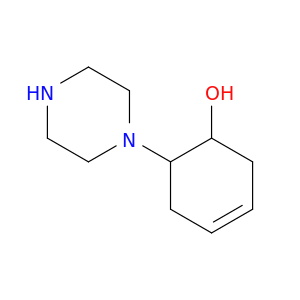 3-Cyclohexen-1-ol,6-(1-piperazinyl)-