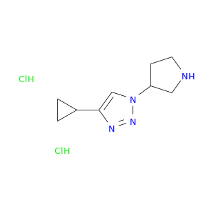 4-cyclopropyl-1-(pyrrolidin-3-yl)-1h-1,2,3-triazole dihydrochloride