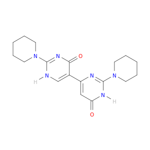 [4,5'-Bipyrimidine]-4',6(1H,1'H)-dione, 2,2'-di-1-piperidinyl-