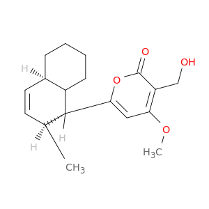 3-(羟甲基)-4-甲氧基-6-[(1R,2S,4AR,8AR)-1,2,4a,5,6,7,8,8a-octaHydro-2-甲基-1-萘基]-2h-pyran-2-one
