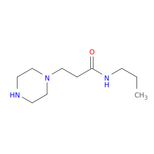 1-Piperazinepropanamide, N-propyl-