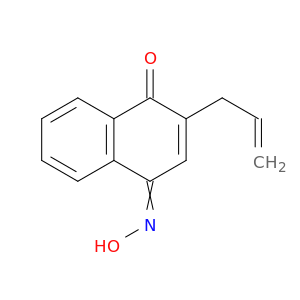 1,4-Naphthalenedione, 2-(2-propenyl)-, 4-oxime